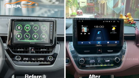 Màn hình DVD Android liền camera 360 xe Toyota Cross 2020 - nay | Oled Pro X5S 